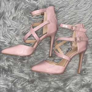 MAUVE STRAPPY STILETTOS